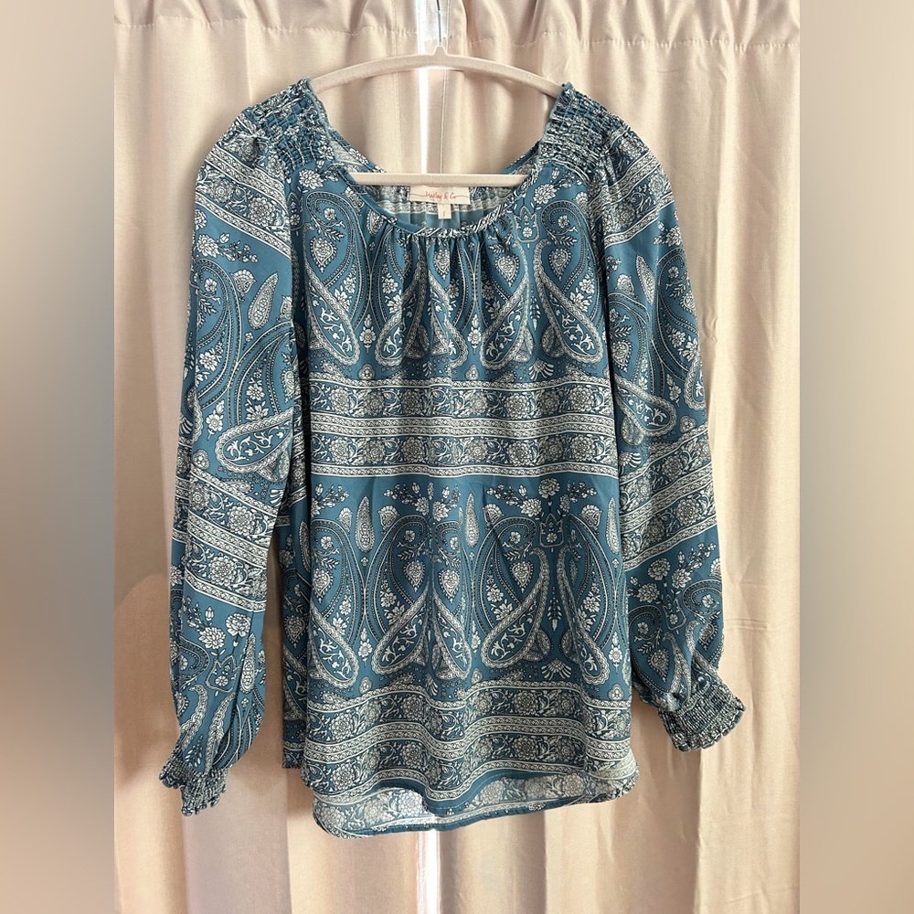 Paisley blouse by Hailey & Co